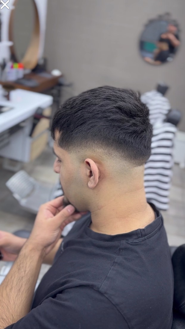 Fade haircut